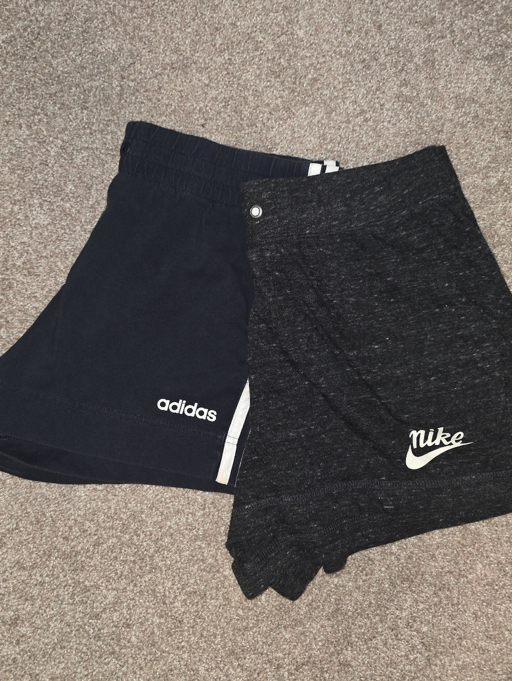 Nike and Adidas shorts